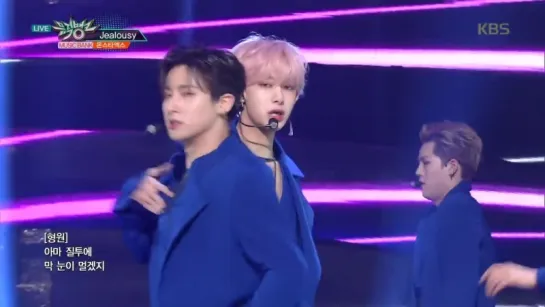 [VK][180420] MONSTA X - Jealousy @ Music Bank