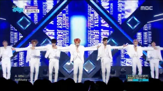 [VK][180414] MONSTA X - Jealousy @ Show! Music Core