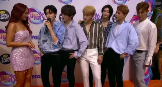 [VK][190811] MONSTA X Red Carpet @ 2019 Teen Choice Awards