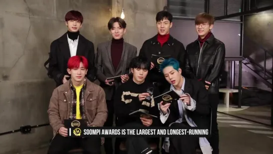 [VK][180124] MONSTA X Announcing The 13th Annual Soompi Awards @ soompi