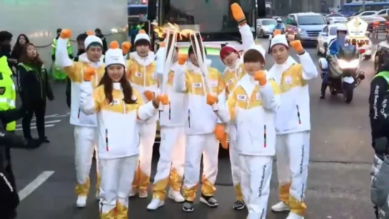 [VK][180113] MONSTA X Сut @ PyeongChang 2018 Olympic Torch Relay Live-Day74