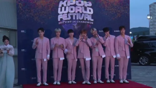 [VK][170929] MONSTA X Red Carpet @ 2017 K-POP World Festival