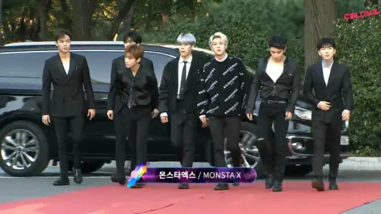 [VK][170920] MONSTA X Red Carpet @ 2017 Soribada Best K-Music Awards