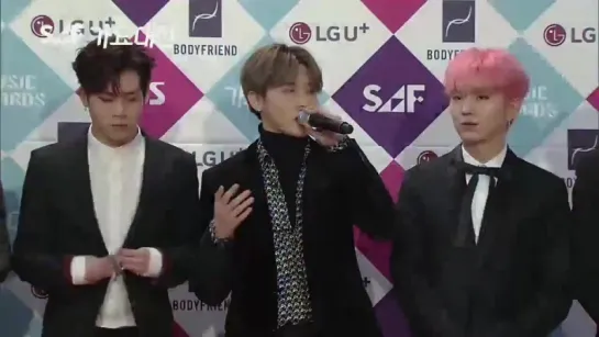 [VK][20161226] MONSTA X RED CARPET @ 2016 SAF SBS Gayo Daejeon