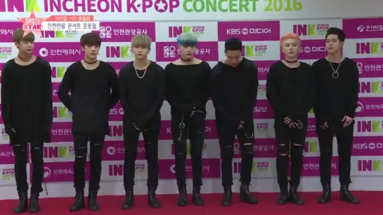 [VK][24.09.2016] Monsta X Red Carpet in Incheon K-Pop Concert 2016 @ SPOTV STAR