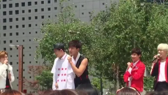 [VK][25.06.16] Fancam Monsta X @ Mini Fanmeeting Music Core