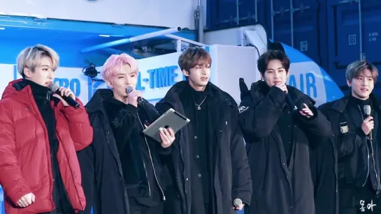 [VK][170118] MONSTA X fancam @ Global V Live Top 10