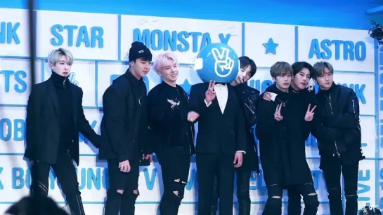 [VK][170118] MONSTA X fancam @ Global V Live Top 10