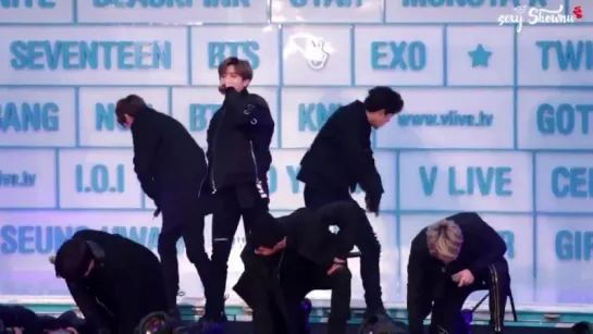 [VK][170118] MONSTA X Fancam - 'Hero' @ Global V Live TOP 10