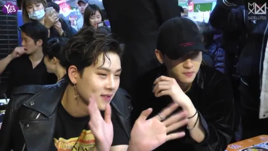 [Рус.саб][17.12.2016] Jooheon & I.M at Taiwan Night market