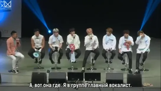 [Рус.саб][26.10.2016] MONSTA X full ver. @ KT YouthUP Talk Show