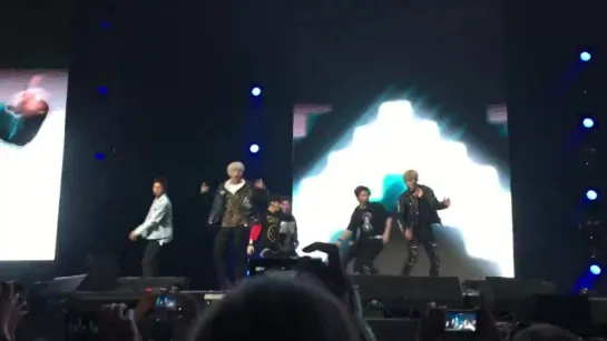 [VK][20160731] Monsta X — Moves Like Jagger (Fancam) @ KCON LA 2016