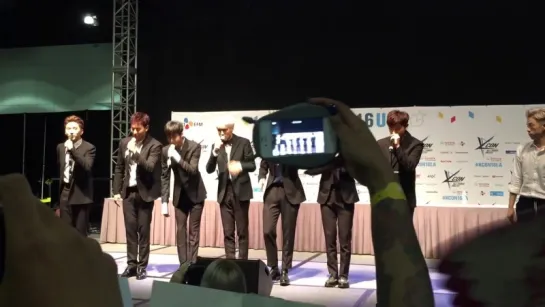 [VK][31.07.16] Monsta X Fancam Hi-Touch Event @ KCON LA 2016