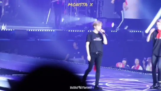 [VK][181010] MONSTA X fancam - Unfair Love @ THE 2nd WORLD TOUR 'THE CONNECT' in Osaka