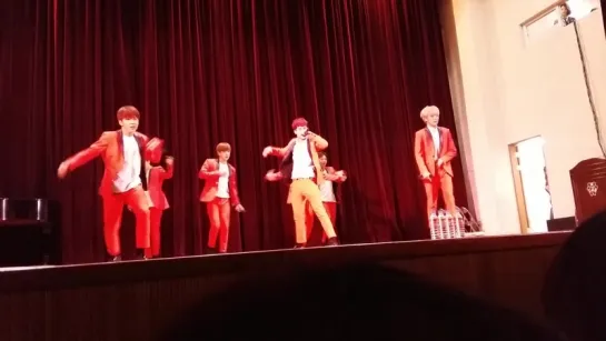 [VK] [25.11.15] Monsta X - Trespass @ Teresa Girls High School in Busan