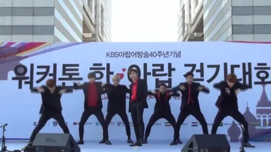 [VK] [24.10.15] Monsta X - Hero @ KBS World Radio Walkathon