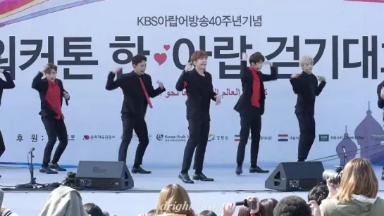 [VK] [24.10.15] Monsta X - Rush @ KBS World Radio Walkathon