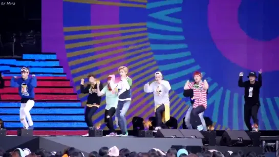 [VK] [12.09.15] Monsta X - Rush (fancam) @ DCM Music Core