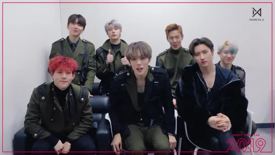 [VK][181231] MONSTA X message @ 2019 New Year's Greetings