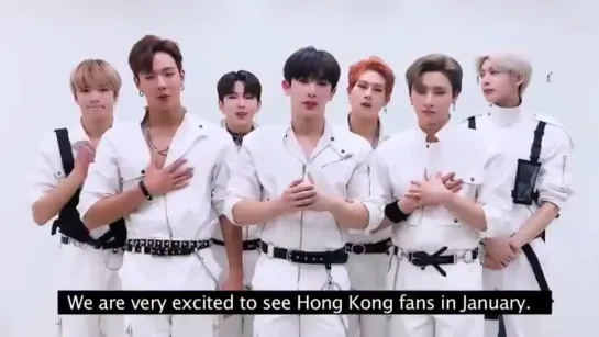 [VK][181116] MONSTA X message @ Music Bank in Hong Kong