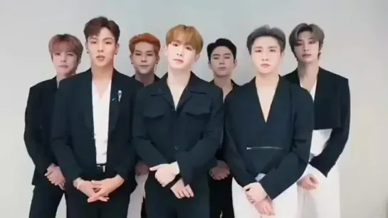 [VK][181022] MONSTA X message @ K-Live X