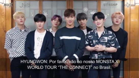 [VK][180610] MONSTA X message @ THE 2nd WORLD TOUR 'THE CONNECT' in Brasil