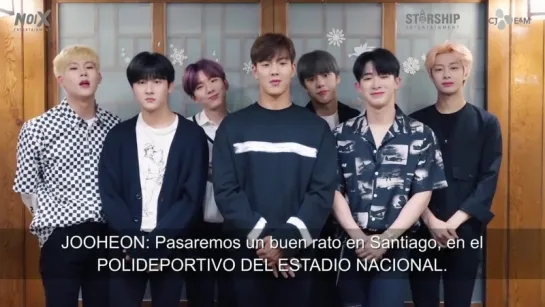 [VK][180610] MONSTA X message @ THE 2nd WORLD TOUR 'THE CONNECT' in Chile