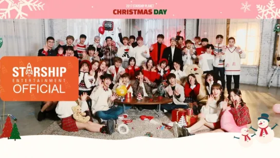 [VK][171208] Starship Artists message @ “Christmas Day” MV