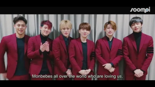 [VK] [07.01.16] Message for Soompi by Monsta X