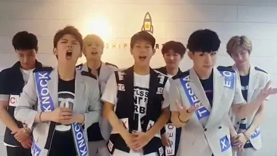 [VK] [14.06.15] Сообщение Monsta X фанатам на месяц со дня дебюта