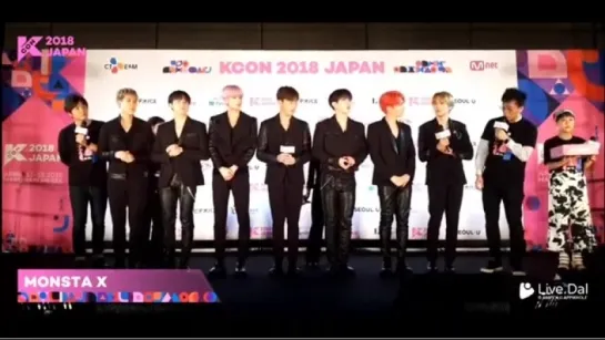 [VK][180415] MONSTA X Red Carpet @ KCON 2018 JAPAN