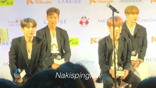 [Fancam][29.09.2018] Meet&Greet @ KCON 2018 in Thailand