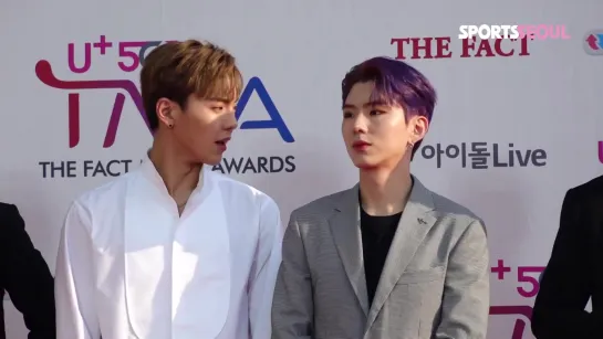 [VK][24.04.2019] Redcarpet MONSTA X THE FACT MUSIC AWARDS