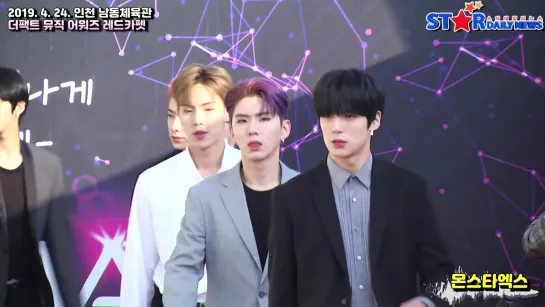 [VK][24.04.2019] Redcarpet MONSTA X THE FACT MUSIC AWARDS