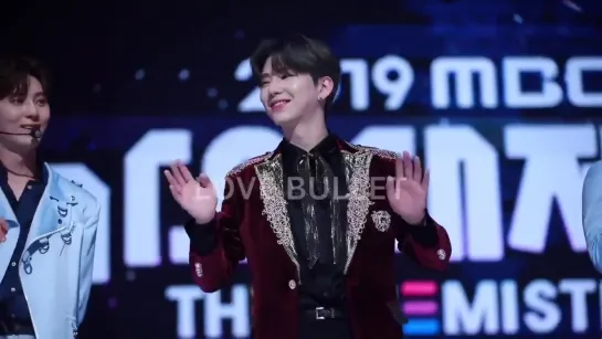 [fancam][31.12.2019] MBC Gayo Daejejeon - Just A Feeling (Kihyun focus)