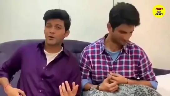 Sushant Singh Rajput Enjoys Singing Koi Mil Gaya Song with a friend recent days _ See his happiness-720p