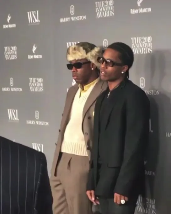 Tyler and Rocky at the WSJ, 2019.