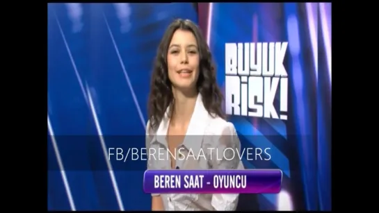 BEREN SAAT __ Appearing in Büyük Risk Selçuk Yöntems Tv prog - Star TV