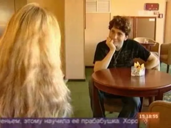 Candice Night's interview for Russian TV100