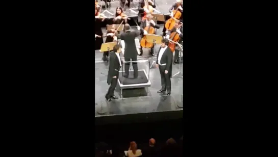 Duet Don Carlo and Rodrigo at concert BSO, 10th of December 2017