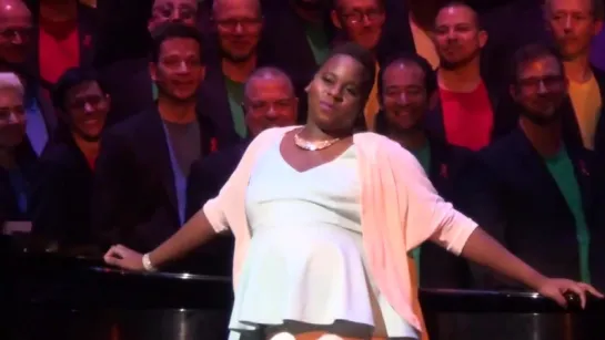 Random Black Girl Alex Newell and Boston Gay Mens Chorus