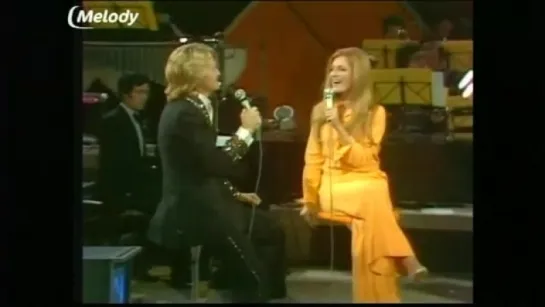 Dalida et Claude François ♫ medley de chansons italiennes ♪ 20/01/1973 (Top à « C. François » (2e chaîne)