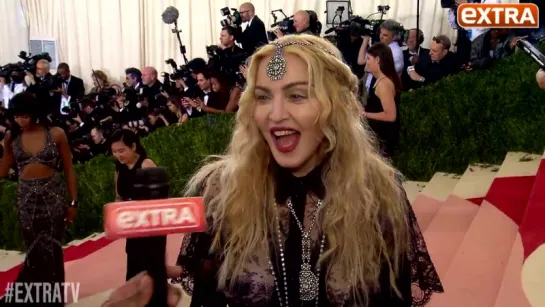 Madonna Jokes About Her Met Gala Fashion - I Cant Pee… My Vaginas Taped Up