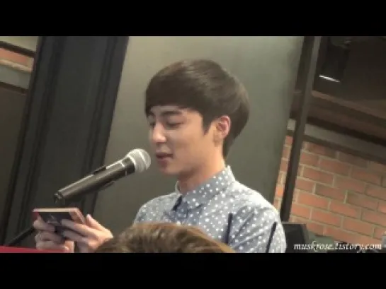 [FANCAM] 130604 Roy Kim @ Superstar K5 Barista Event #2