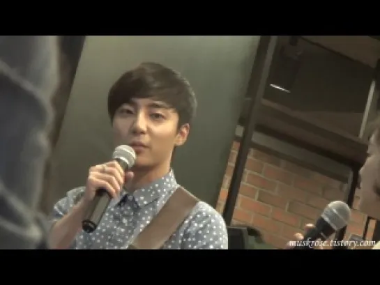 [FANCAM] 130604 Roy Kim @ Superstar K5 Barista Event #1