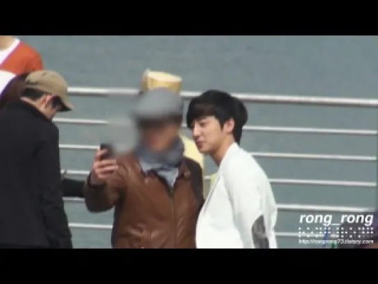 [FANCAM] 130404 Roy Kim - Kookmin Credit Card CF Filming #4