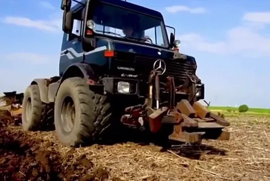 О чём мечтают многие трактористы. Mercedes Benz Unimog U1600