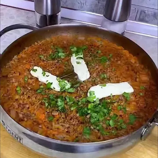 Гречка с тушёнкой