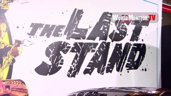 Arnold Schwarzenegger arrives at 'The Last Stand' Los Angeles premiere