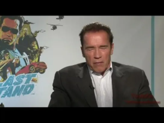 The Last Stand Junket Interview - Arnold Schwarzenegger & Johnny Knoxville